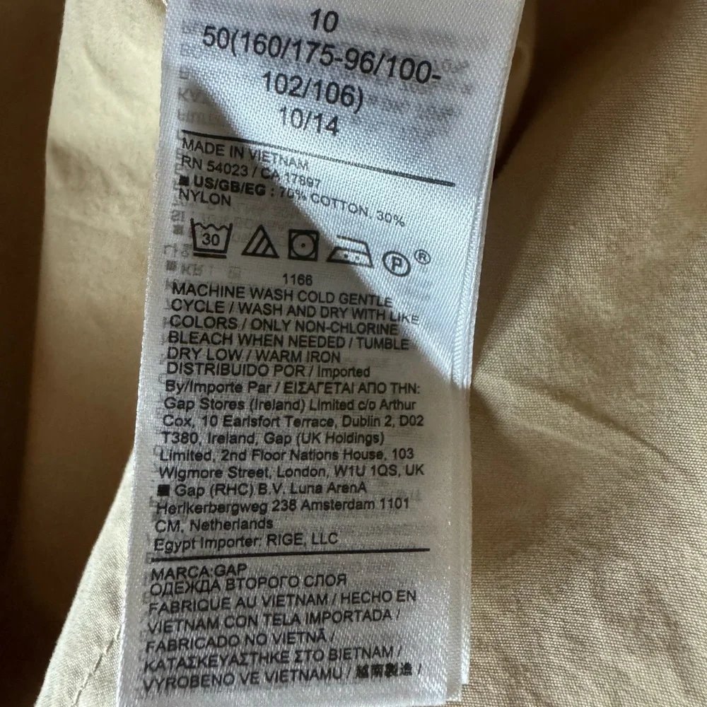 GAP Tie back halter maxi dress Size 10 New with tag Sand beige color